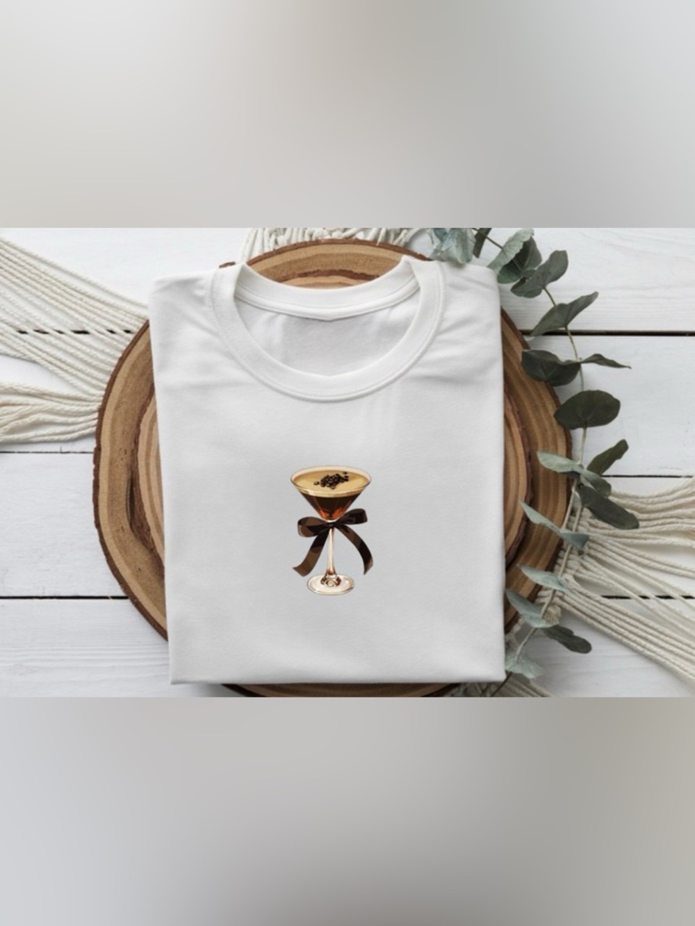 Espresso Martini Shirt Cute Cocktail Graphic Tee Coffee Top